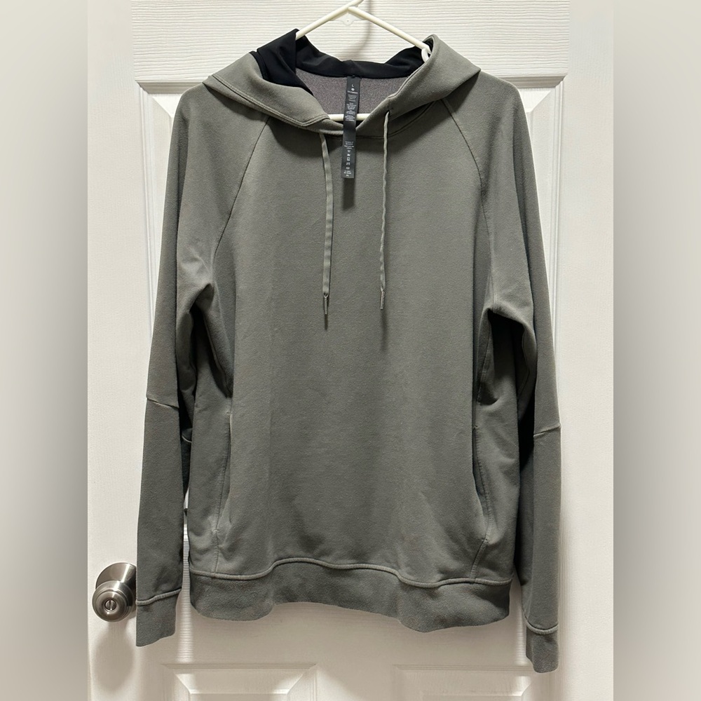 Lululemon City Sweat Pullover Hoodie Grey Sage Men’s Size Large